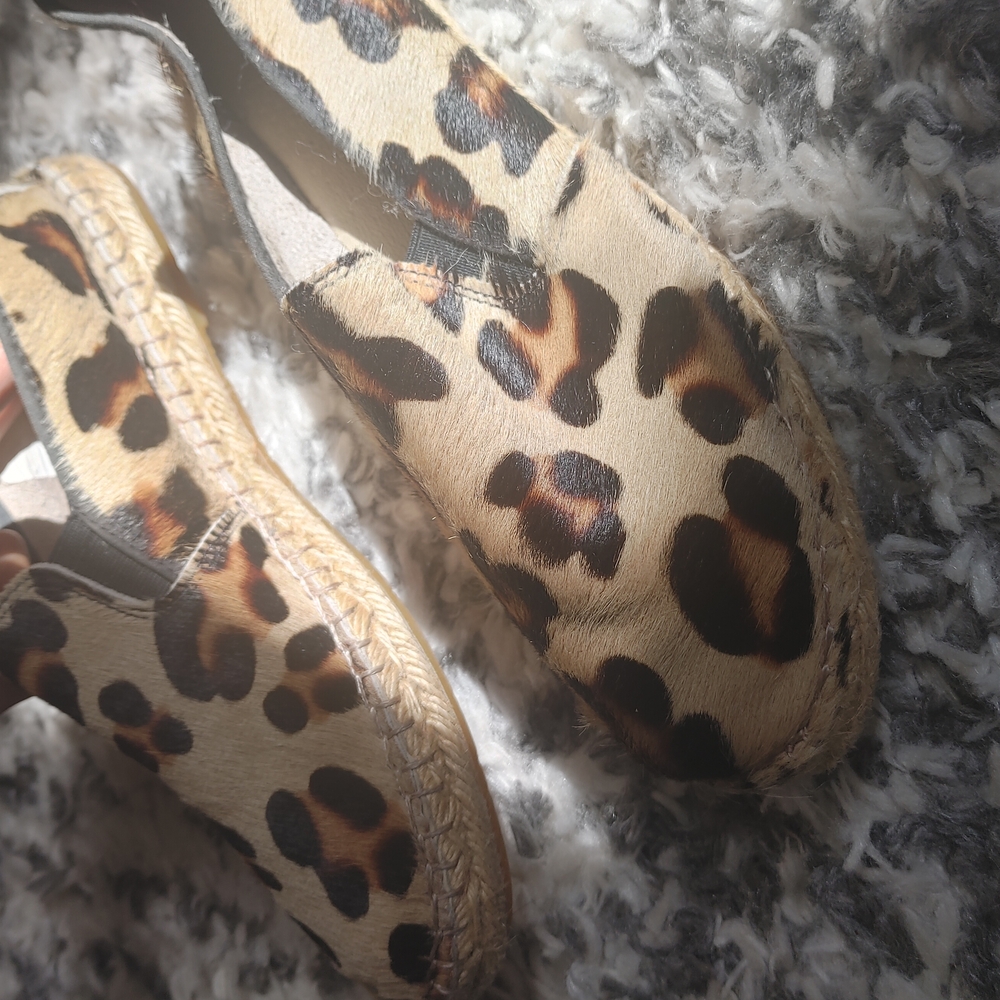 Free People Leopard Print Espadrilles